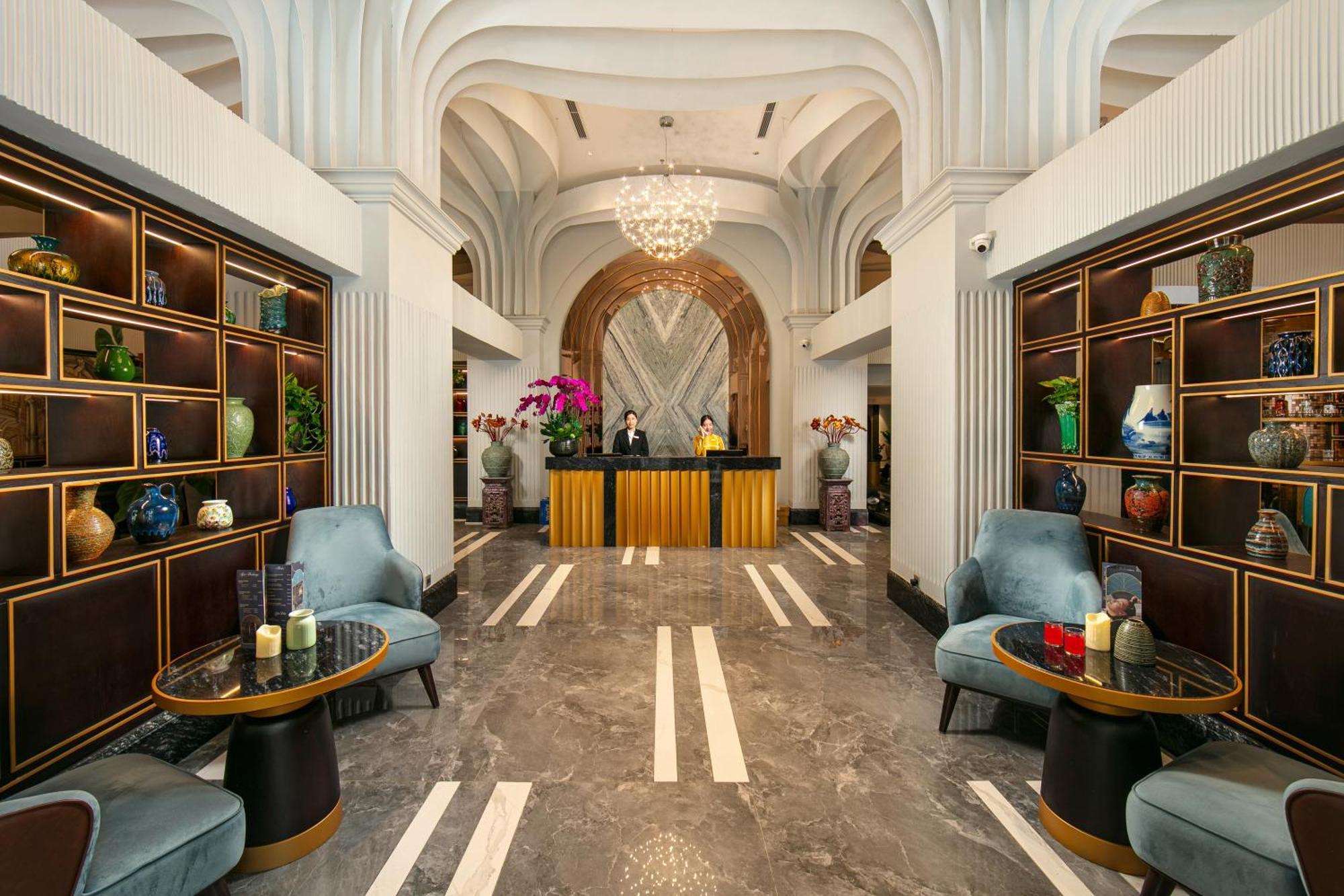 May De Ville Lakeside Hotel Hanoi Exterior photo Lobby